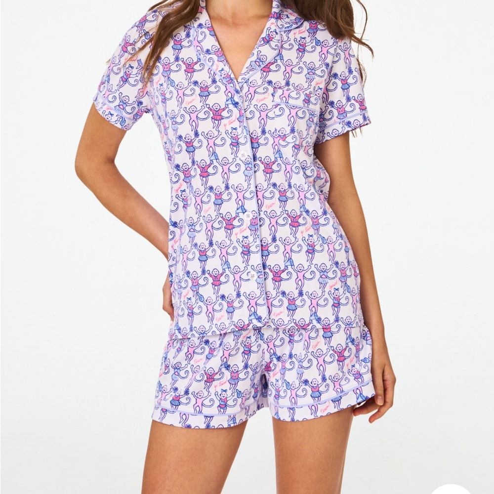 Roller Rabbit Cheer Pajama Set